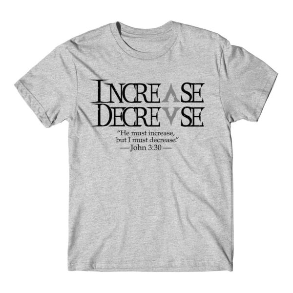 INCREASE DECREASE - PREMIUM T-SHIRT - LIGHT GRAY HEATHER - PUVAQ5 Thumbnail