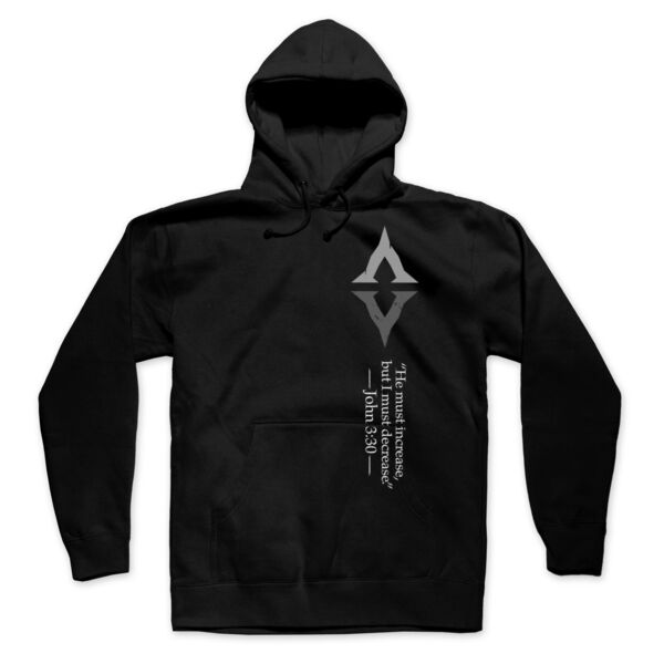 VERTICAL - PREMIUM PULLOVER HOODIE - BLACK - WCFE3U Thumbnail