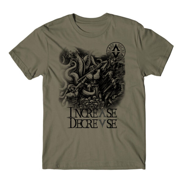 MALE WARRIOR - PREMIUM T-SHIRT - MILITARY GREEN - E635KQ Thumbnail