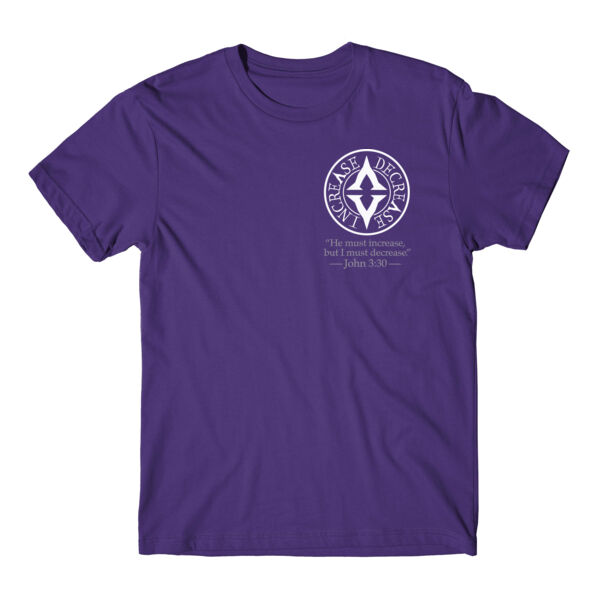 CIRCLE LOGO WITH VERSE - PREMIUM T-SHIRT - PURPLE - 2HBD6J Thumbnail
