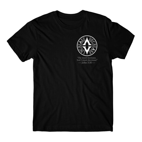 CIRCLE LOGO WITH VERSE - PREMIUM T-SHIRT - BLACK - 2HBD6J Thumbnail