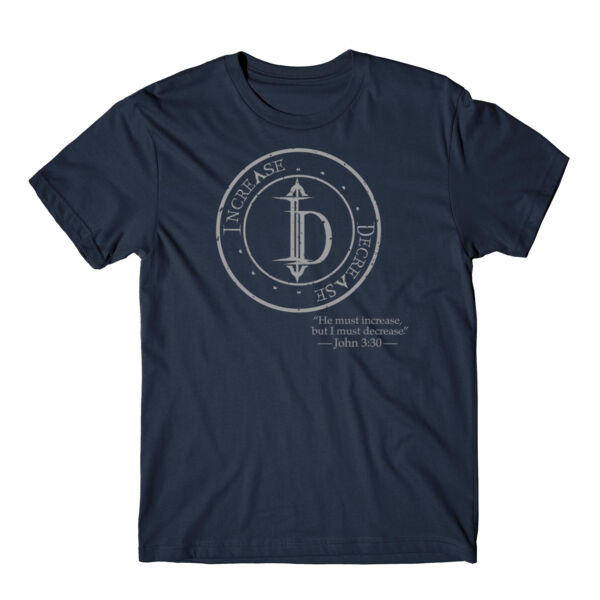 VINTAGE CIRCLE - PREMIUM T-SHIRT - NAVY BLUE - MAT5C1 Thumbnail