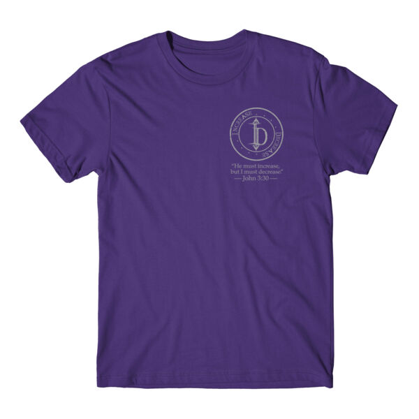 VINTAGE CIRCLE LEFT CHEST - PREMIUM T-SHIRT - PURPLE - 7PZGE1 Thumbnail