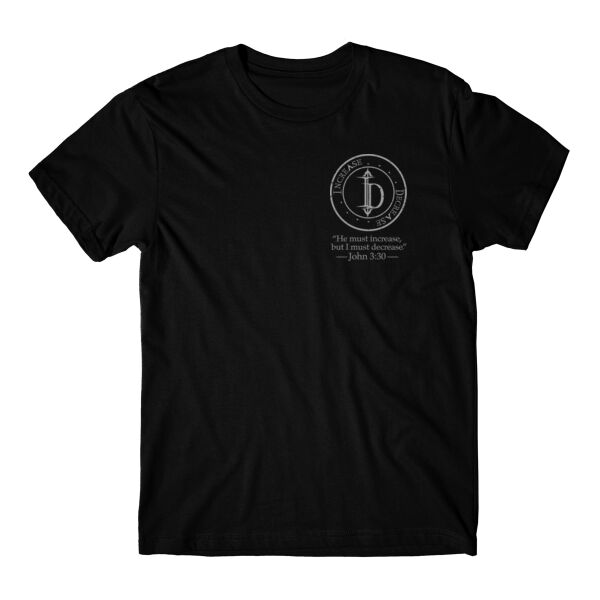 VINTAGE CIRCLE LEFT CHEST - PREMIUM T-SHIRT - BLACK - 7PZGE1 Thumbnail