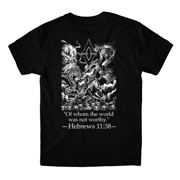 DEMON WARRIOR (MAN) - PREMIUM T-SHIRT - BLACK - GD5X6F Thumbnail