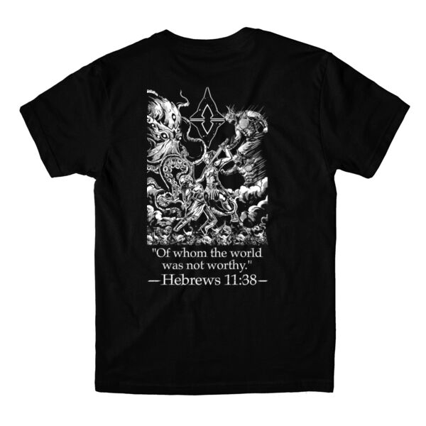 DEMON WARRIOR (WOMAN) - PREMIUM T-SHIRT - BLACK - 8E3R7Z Thumbnail